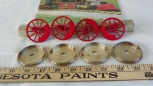 K50085008  4 sets Kalamazoo full disc drive wheels w/inserts