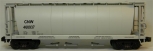 New MTH 20-90016B Premier Line 3 Bay Cylindrical Hopper C&NW