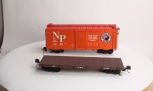 Northern Pacific G Scale Boxcar & Colorado & Southern Flatcar