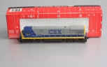 Atlas 8612 CSX C30-7 Powered Diesel Locomotive #7017 EX/Box