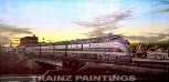 ACL 'Purple Passion II' Train Art Print - S&N