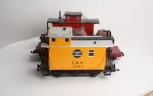 LGB 4065 Rio Grande Caboose, 1003 C&S Caboose & 41693 Lake George Barrel car